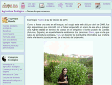 Tablet Screenshot of agriculturaecologica.info